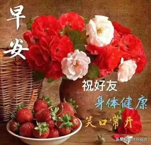 清晨早安问候语图片，朋友圈温馨祝福语录慰问朋友的暖心句子