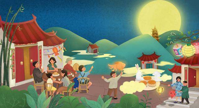 英文话中秋——Traditions of Mid-Autumn Festival——中秋节的传统