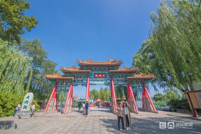 「组图」雨过天晴，济南天空又见“水晶蓝”