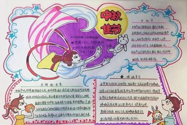 学知识丨可打印！中秋节「好词/好句/好段+手抄报」，快给孩子备上