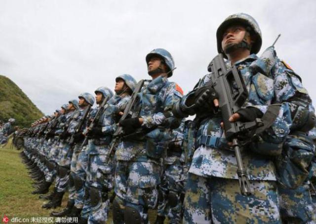 海軍陸戰隊迷彩作訓服原二炮部隊(火箭軍)叢林迷彩作訓服13式武警特戰