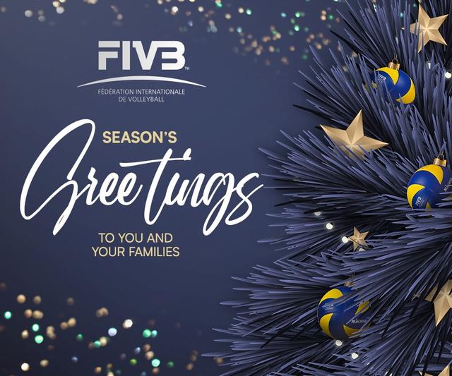 请收下：来自FIVB的圣诞和新年贺卡