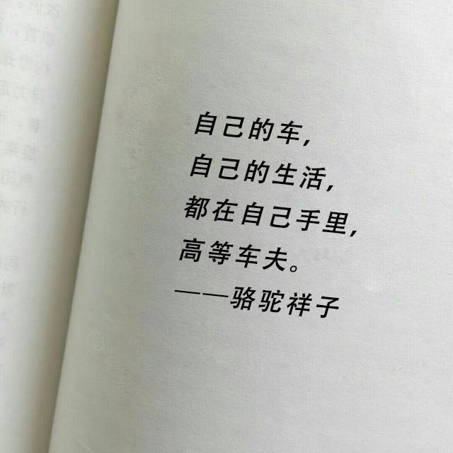 《骆驼祥子》部分段落经典分享