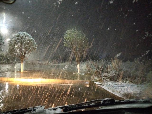 致奋斗在路上的自己（大雪纷飞的夜晚）