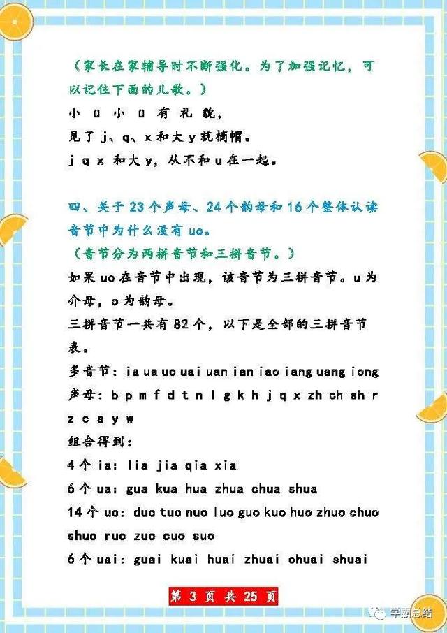 一年级上册语文：拼音、生字组词、反义词、多音字、短语、造句等