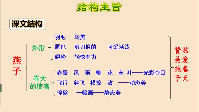 三年级语文《燕子》，老师整理精华笔记，孩子轻松学习！