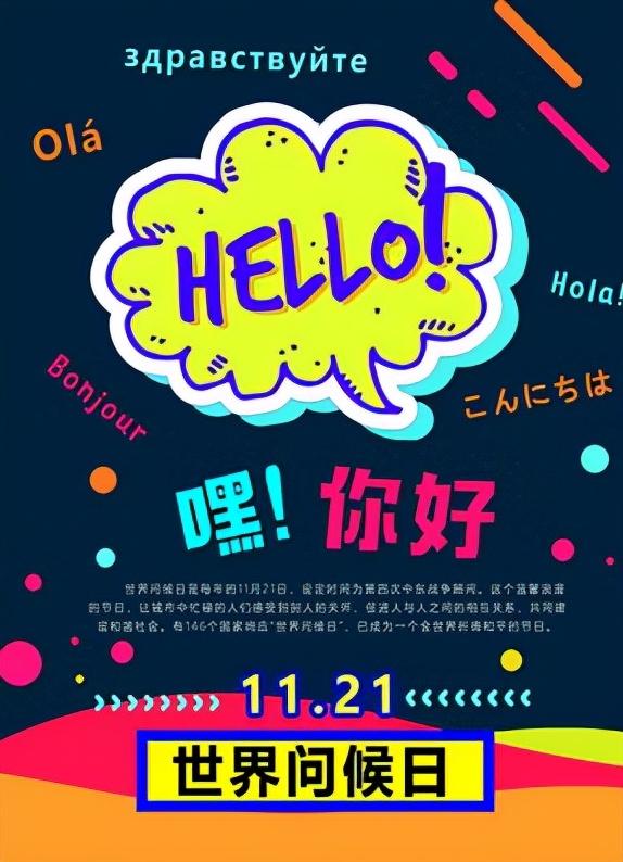 世界问候日：World Hello Day