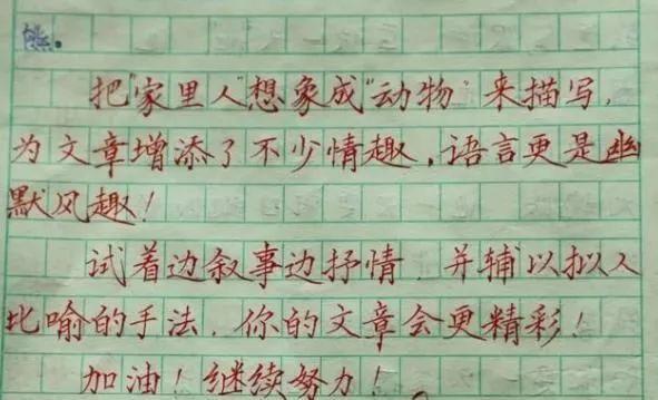 乡村女教师“批改学生作业”走红，字迹如印刷体，获家长一致好评