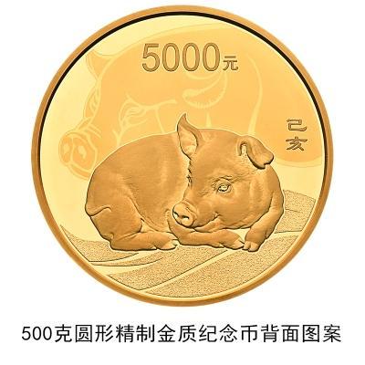 2019猪年纪念币将发行 最大10公斤金币面额100000元