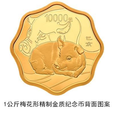 2019猪年纪念币将发行 最大10公斤金币面额100000元