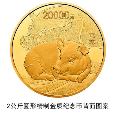 2019猪年纪念币将发行 最大10公斤金币面额100000元