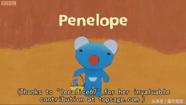 BBC经典原版动画《Penelope》让孩子们学会自我纠错的启蒙英语！