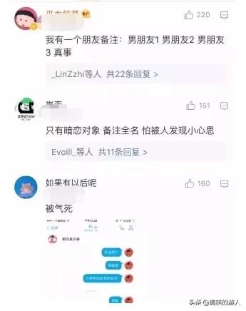 男友都是怎么备注女朋友的？哈哈哈不怕挨打吗？