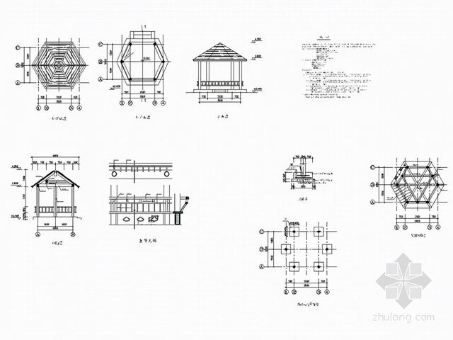 100例 · 各式各样的现代景观亭设计，压箱资料！53套园林亭子施工图