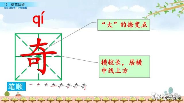 一年级下册语文课文19《棉花姑娘》图文详解及同步练习