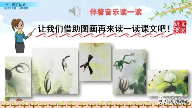 一年级下册语文课文19《棉花姑娘》图文详解及同步练习