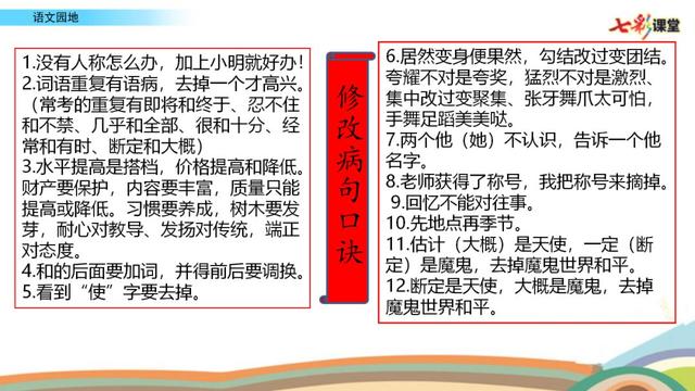 部编四年级语文下册《语文园地六》图文讲解+知识点+课堂练习