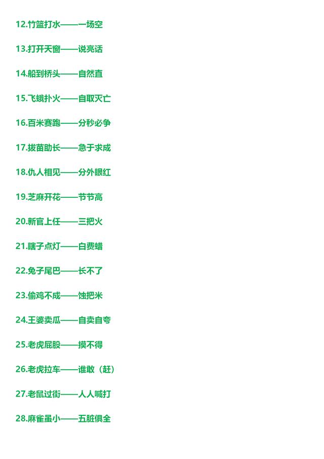 157句千古传诵的谚语、歇后语，寓意深刻，丰富孩子文化内涵