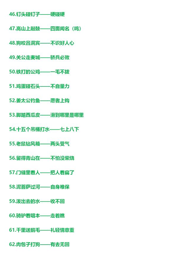 157句千古传诵的谚语、歇后语，寓意深刻，丰富孩子文化内涵