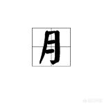 用“月”字组词并造句？