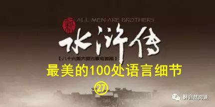 《水浒传》最美的100处语言细节㉗：“鲁智深”写得最好的章回